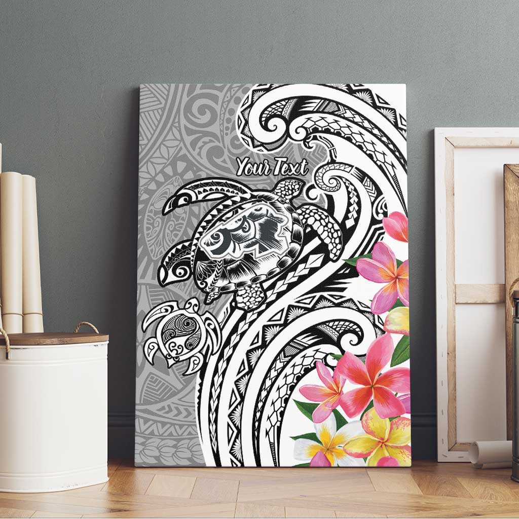 Aloha Kahoolawe Island Personalized Canvas Wall Art Ashen Dreamy Turtle