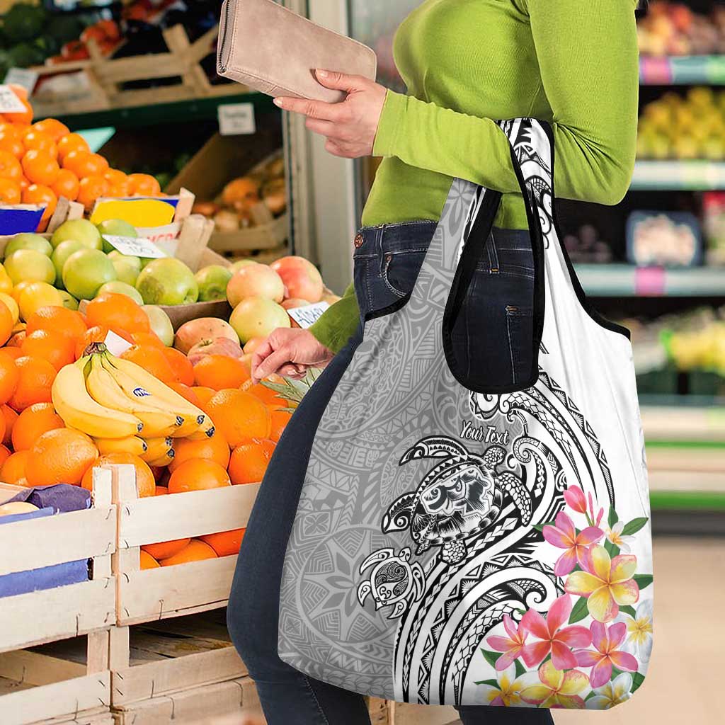 Aloha Kahoolawe Island Personalized Grocery Bag Ashen Dreamy Turtle