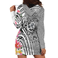 Aloha Kahoolawe Island Personalized Hoodie Dress Ashen Dreamy Turtle