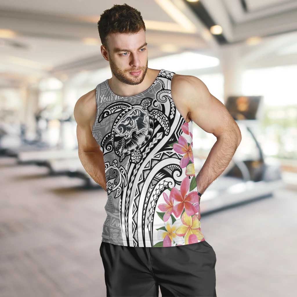 Aloha Kahoolawe Island Personalized Men Tank Top Ashen Dreamy Turtle
