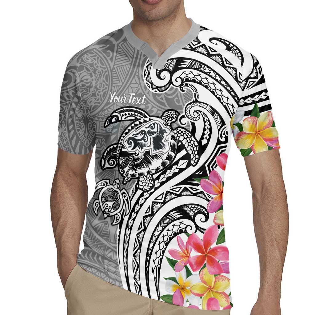 Aloha Kahoolawe Island Personalized Rugby Jersey Ashen Dreamy Turtle