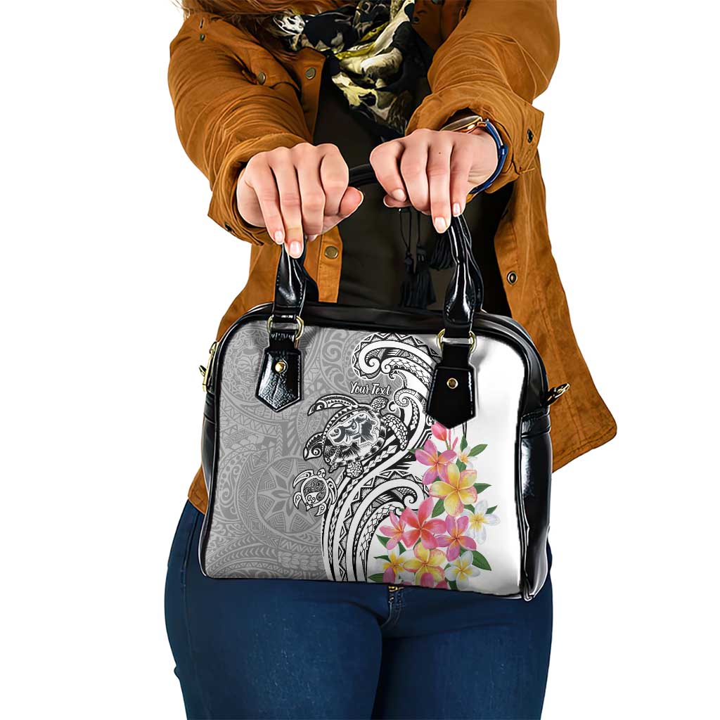 Aloha Kahoolawe Island Personalized Shoulder Handbag Ashen Dreamy Turtle LT7 One Size Grey - Polynesian Pride