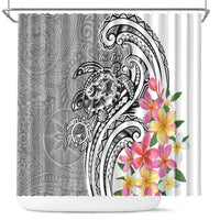 Aloha Kahoolawe Island Personalized Shower Curtain Ashen Dreamy Turtle