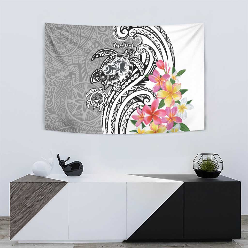 Aloha Kahoolawe Island Personalized Tapestry Ashen Dreamy Turtle