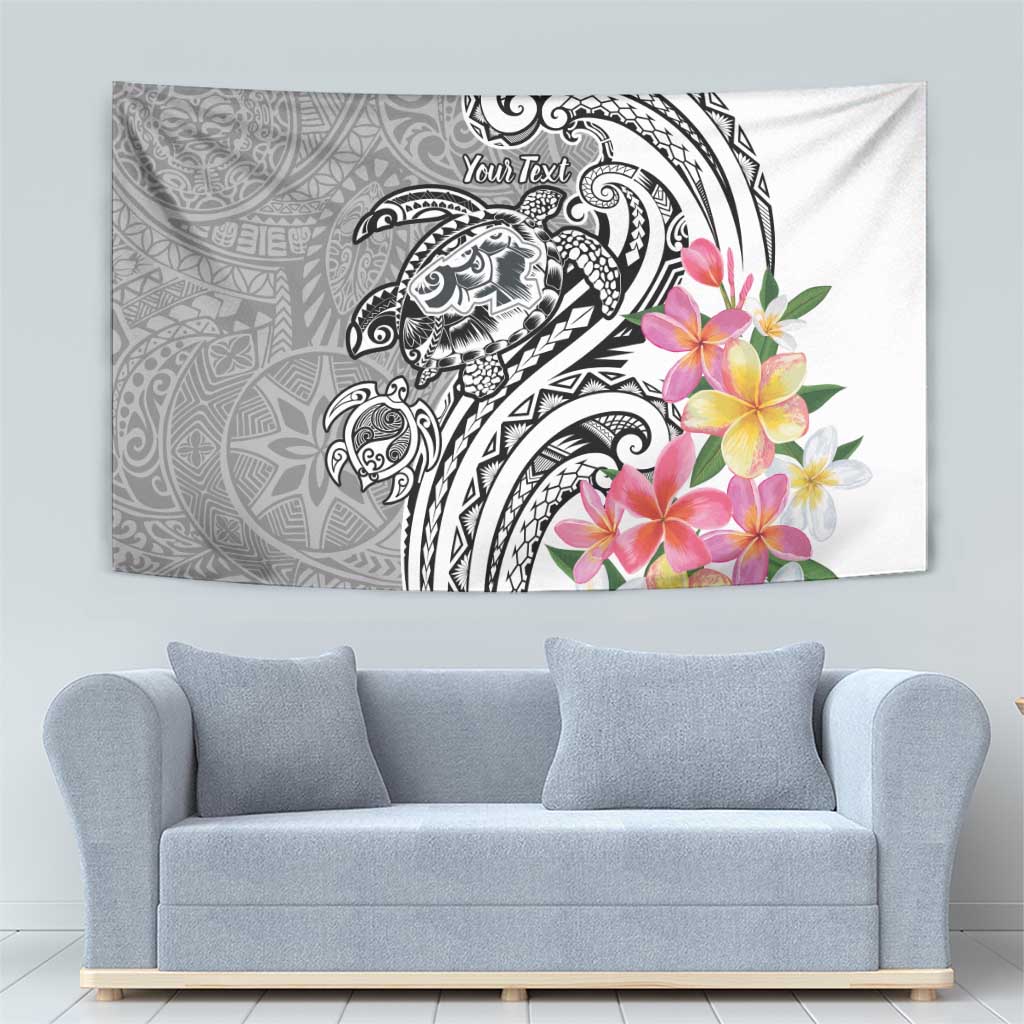 Aloha Kahoolawe Island Personalized Tapestry Ashen Dreamy Turtle