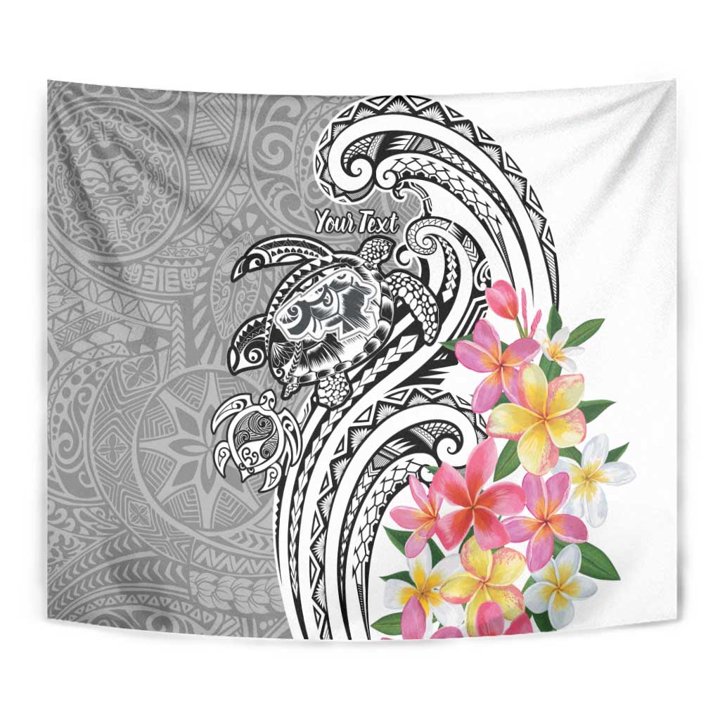 Aloha Kahoolawe Island Personalized Tapestry Ashen Dreamy Turtle