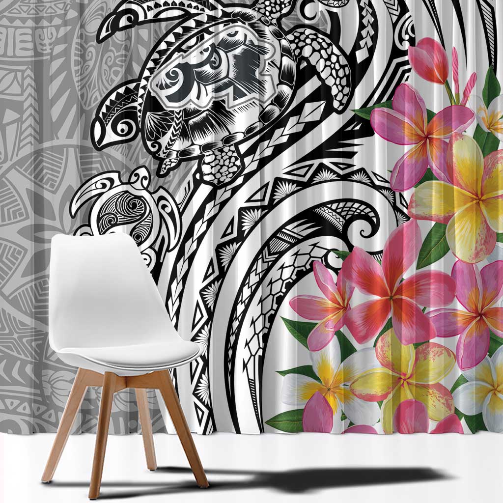 Aloha Kahoolawe Island Personalized Window Curtain Ashen Dreamy Turtle