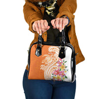 Aloha Lanai Island Personalized Shoulder Handbag Orange Dreamy Turtle LT7 One Size Orange - Polynesian Pride