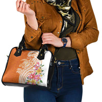 Aloha Lanai Island Personalized Shoulder Handbag Orange Dreamy Turtle LT7 - Polynesian Pride