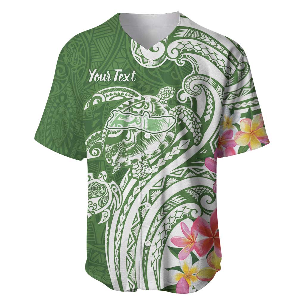 Aloha Molokai Island Personalized Baseball Jersey Sage Dreamy Turtle