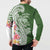 Aloha Molokai Island Personalized Button Sweatshirt Sage Dreamy Turtle