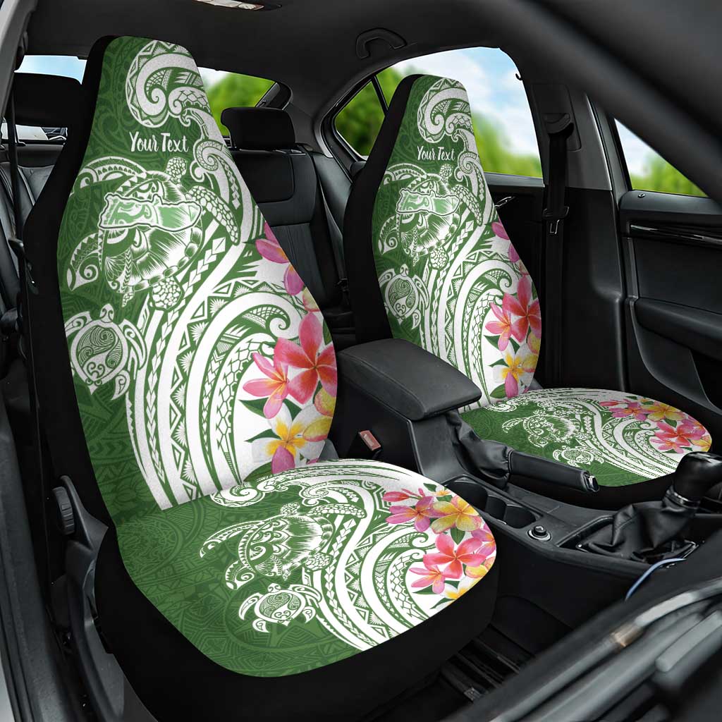 Aloha Molokai Island Personalized Car Seat Cover Sage Dreamy Turtle