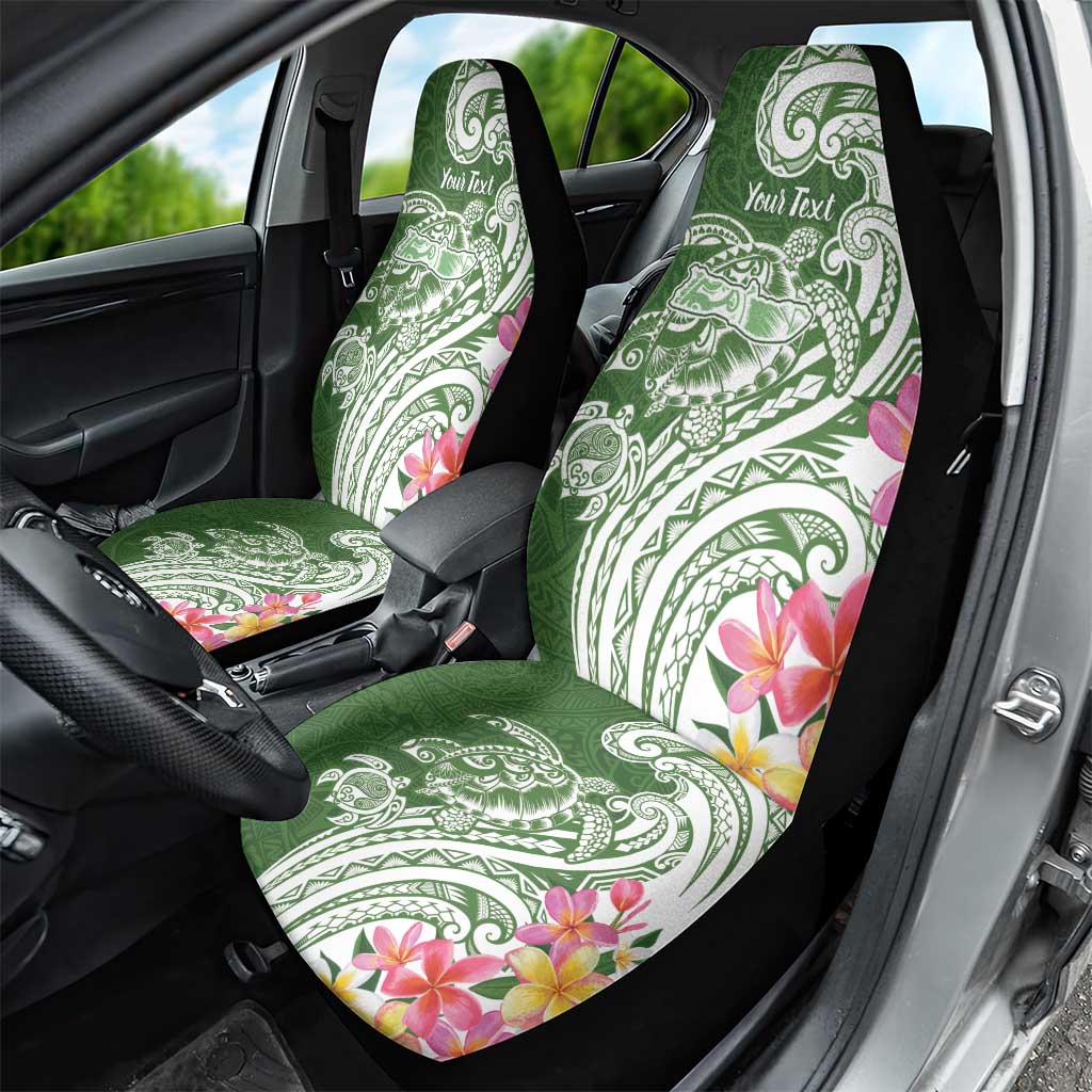 Aloha Molokai Island Personalized Car Seat Cover Sage Dreamy Turtle