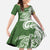 Aloha Molokai Island Personalized Family Matching Summer Maxi Dress and Hawaiian Shirt Sage Dreamy Turtle