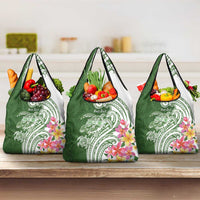 Aloha Molokai Island Personalized Grocery Bag Sage Dreamy Turtle