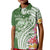 Aloha Molokai Island Personalized Kid Polo Shirt Sage Dreamy Turtle