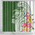 Aloha Molokai Island Personalized Shower Curtain Sage Dreamy Turtle
