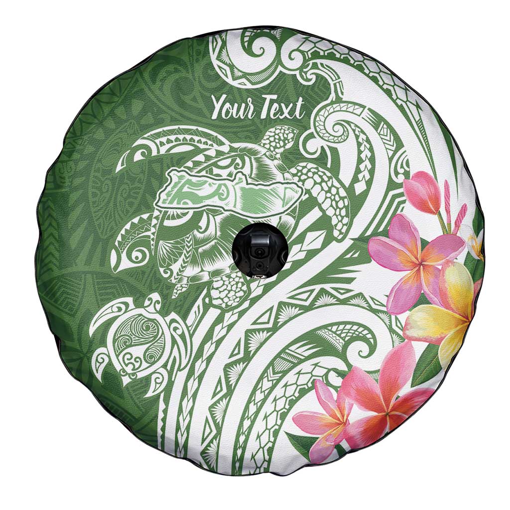 Aloha Molokai Island Personalized Spare Tire Cover Sage Dreamy Turtle