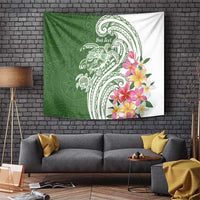 Aloha Molokai Island Personalized Tapestry Sage Dreamy Turtle