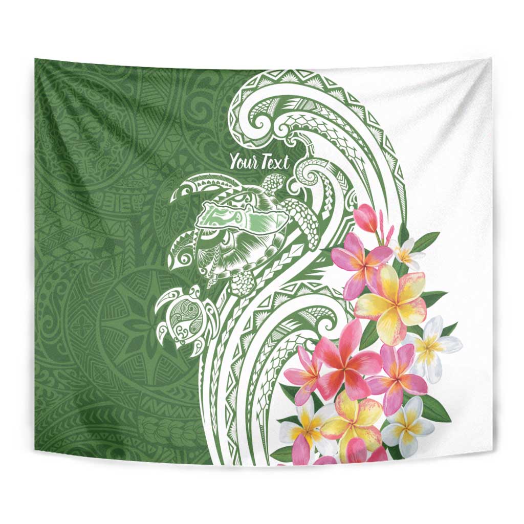 Aloha Molokai Island Personalized Tapestry Sage Dreamy Turtle