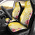 Aloha Oahu Island Personalized Car Seat Cover Yellow Dreamy Turtle