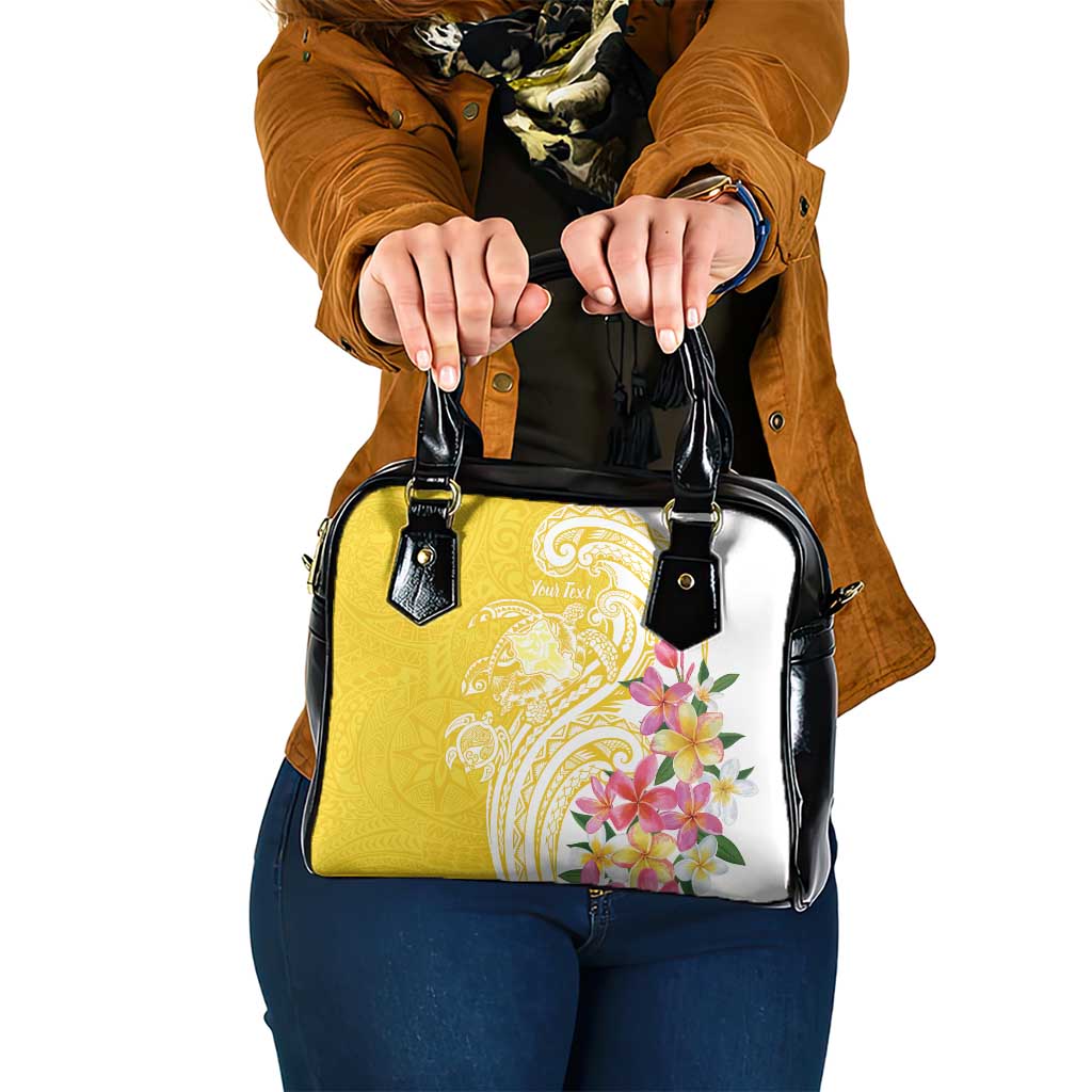 Aloha Oahu Island Personalized Shoulder Handbag Yellow Dreamy Turtle LT7 One Size Yellow - Polynesian Pride
