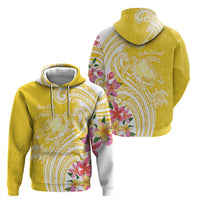 Aloha Oahu Island Personalized Zip Hoodie Yellow Dreamy Turtle LT7 - Polynesian Pride