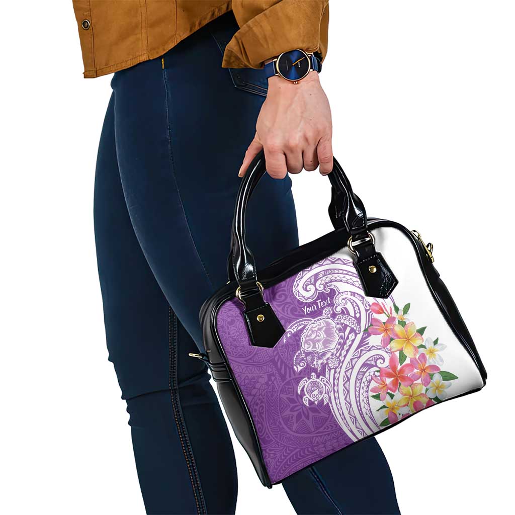 Aloha Kauai Island Personalized Shoulder Handbag Lilac Dreamy Turtle LT7 - Polynesian Pride