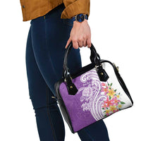 Aloha Kauai Island Personalized Shoulder Handbag Lilac Dreamy Turtle LT7 - Polynesian Pride