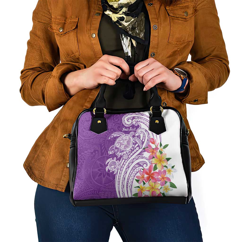 Aloha Kauai Island Personalized Shoulder Handbag Lilac Dreamy Turtle LT7 - Polynesian Pride
