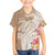 Aloha Ni’ihau Island Personalized Family Matching Summer Maxi Dress and Hawaiian Shirt Beige Dreamy Turtle