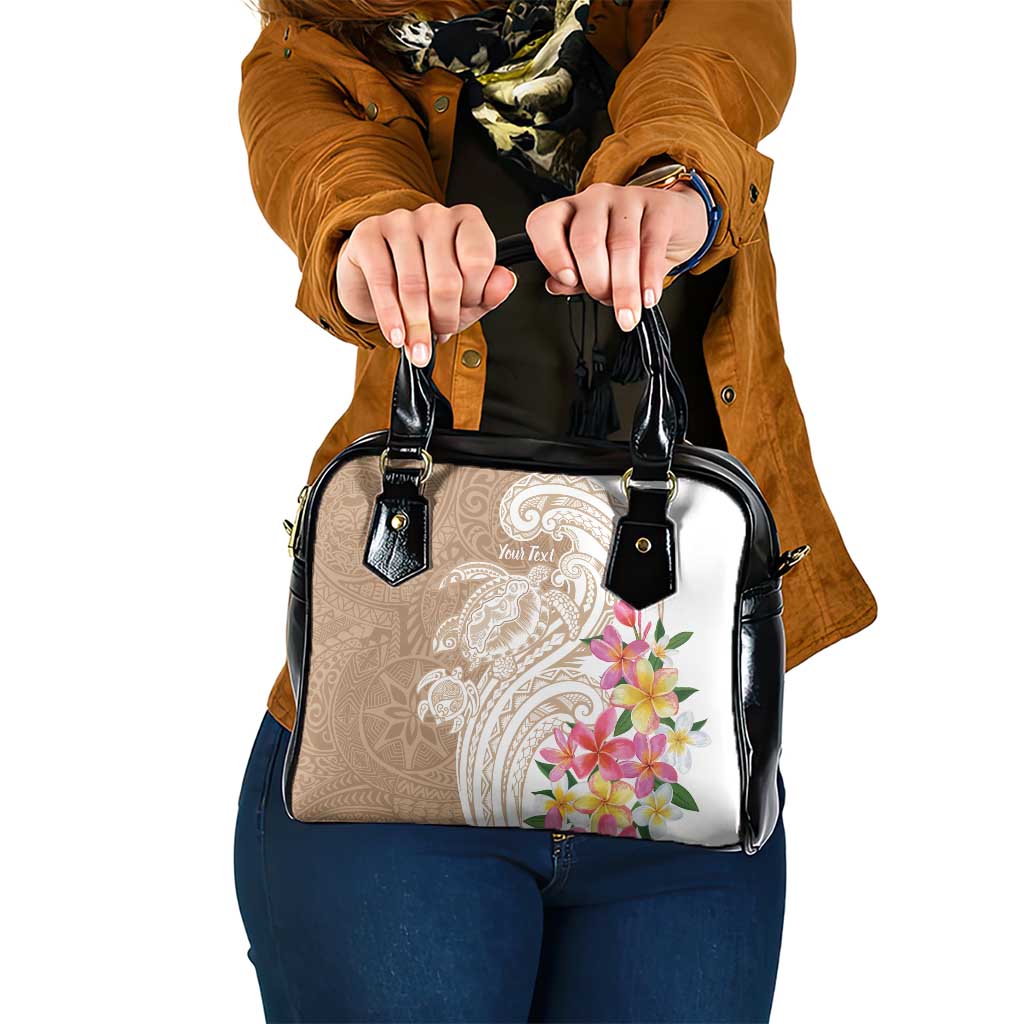 Aloha Ni’ihau Island Personalized Shoulder Handbag Beige Dreamy Turtle