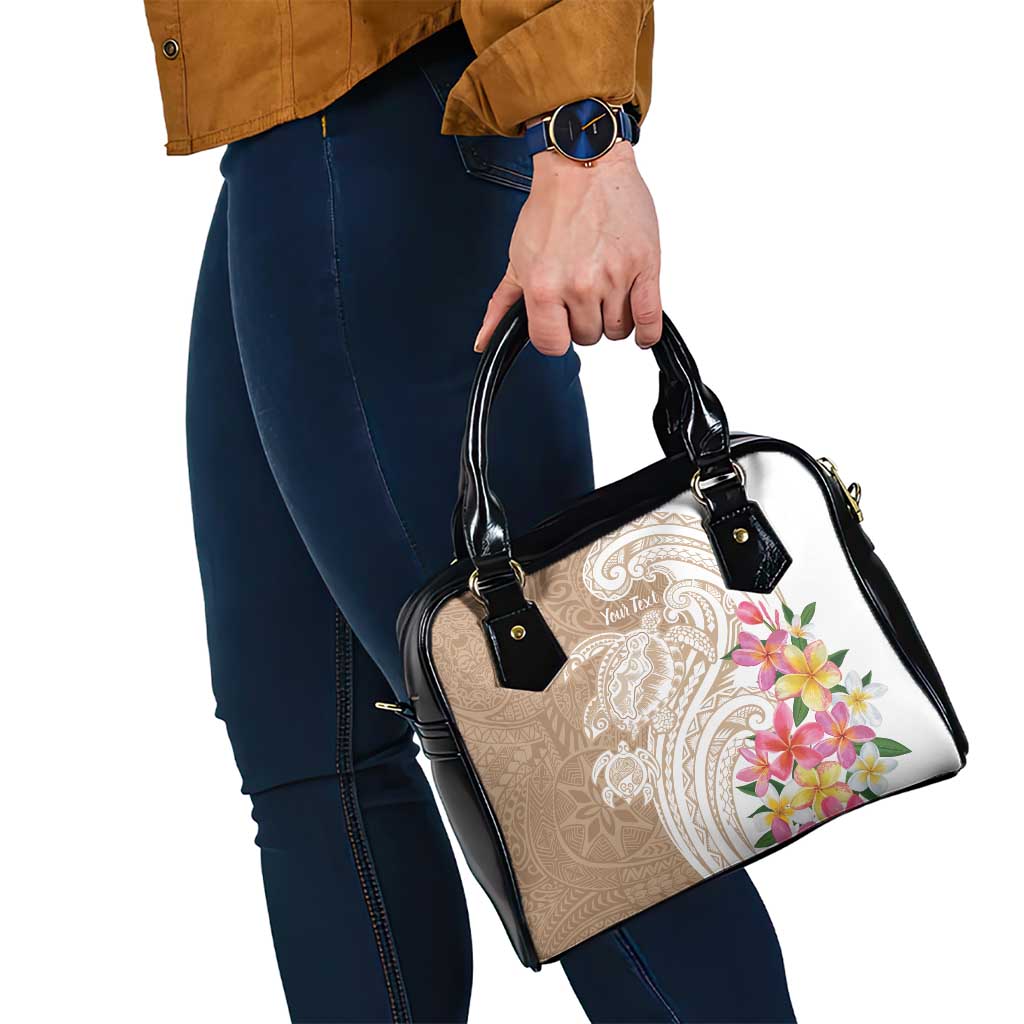 Aloha Ni’ihau Island Personalized Shoulder Handbag Beige Dreamy Turtle