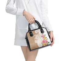 Aloha Ni’ihau Island Personalized Shoulder Handbag Beige Dreamy Turtle