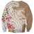 Aloha Ni’ihau Island Personalized Sweatshirt Beige Dreamy Turtle