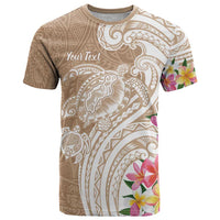 Aloha Ni’ihau Island Personalized T Shirt Beige Dreamy Turtle