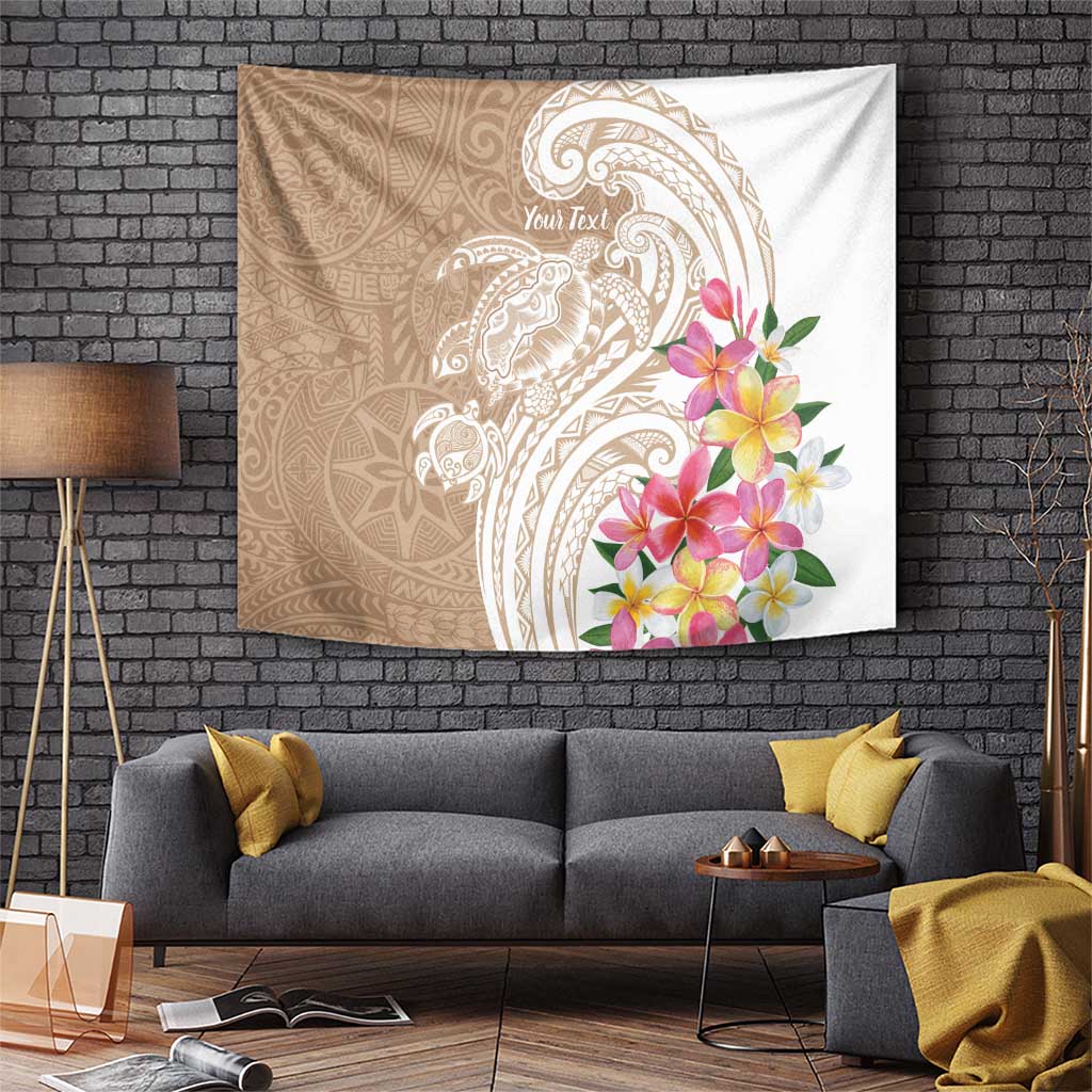 Aloha Niihau Island Personalized Tapestry Beige Dreamy Turtle LT7 Beige - Polynesian Pride