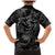 Hawaii Father's Day Vintage Lei Family Matching Mermaid Dress and Hawaiian Shirt Hauoli la Makuakane - Black