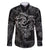 Hawaii Father's Day Vintage Lei Family Matching Mermaid Dress and Hawaiian Shirt Hauoli la Makuakane - Black