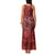 Hawaii Father's Day Vintage Lei Family Matching Tank Maxi Dress and Hawaiian Shirt Hauoli la Makuakane - Red