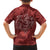 Hawaii Father's Day Vintage Lei Kid Hawaiian Shirt Hauoli la Makuakane - Red