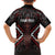 Maori Taiaha Whakairo Personalized Hawaiian Shirt Red Poutama Motifs
