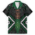 Maori Taiaha Pounamu Whakairo Personalized Family Matching Short Sleeve Bodycon Dress and Hawaiian Shirt Jade Poutama Motifs