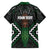 Maori Taiaha Pounamu Whakairo Personalized Family Matching Summer Maxi Dress and Hawaiian Shirt Jade Poutama Motifs