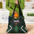 Maori Taiaha Pounamu Whakairo Personalized Grocery Bag Jade Poutama Motifs