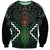 Maori Taiaha Pounamu Whakairo Personalized Sweatshirt Jade Poutama Motifs