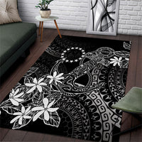 Black Kuki Airani Tapakau Area Rug Tribal Anchor Mix Tiare