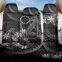 Black Kuki Airani Tapakau Back Car Seat Cover Tribal Anchor Mix Tiare