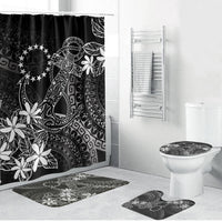 Black Kuki Airani Tapakau Bathroom Set Tribal Anchor Mix Tiare