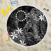 Black Kuki Airani Tapakau Beach Blanket Tribal Anchor Mix Tiare